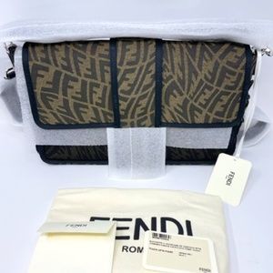 Fendi FF Vertigo Large Baguette Messenger Bag